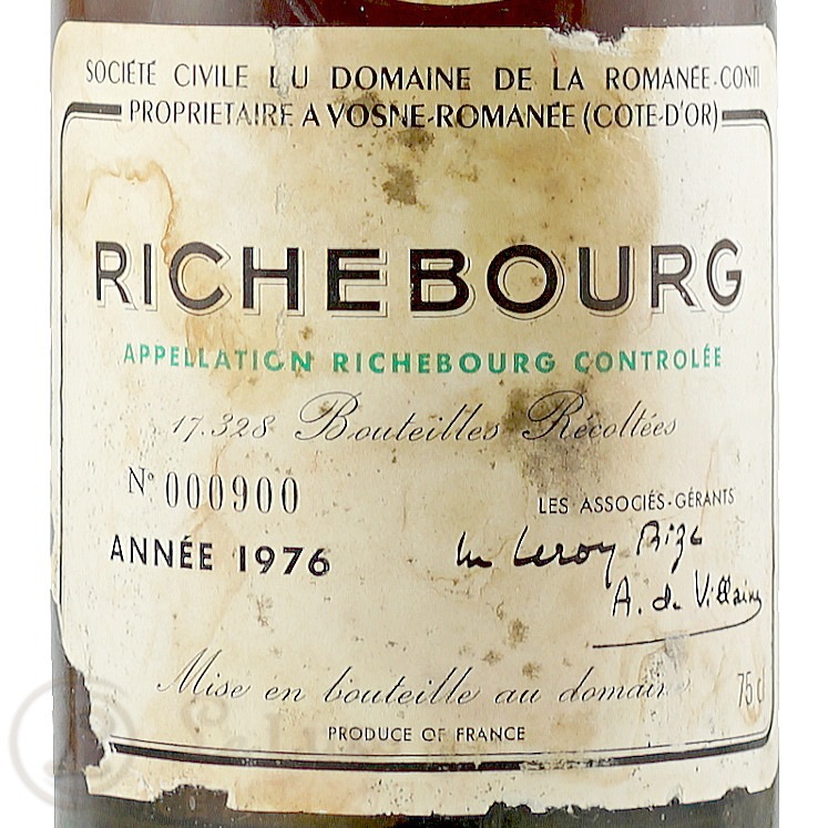 アウトレット 1976 リシュブール グラン クリュ ドメーヌ ド ラ ロマネ