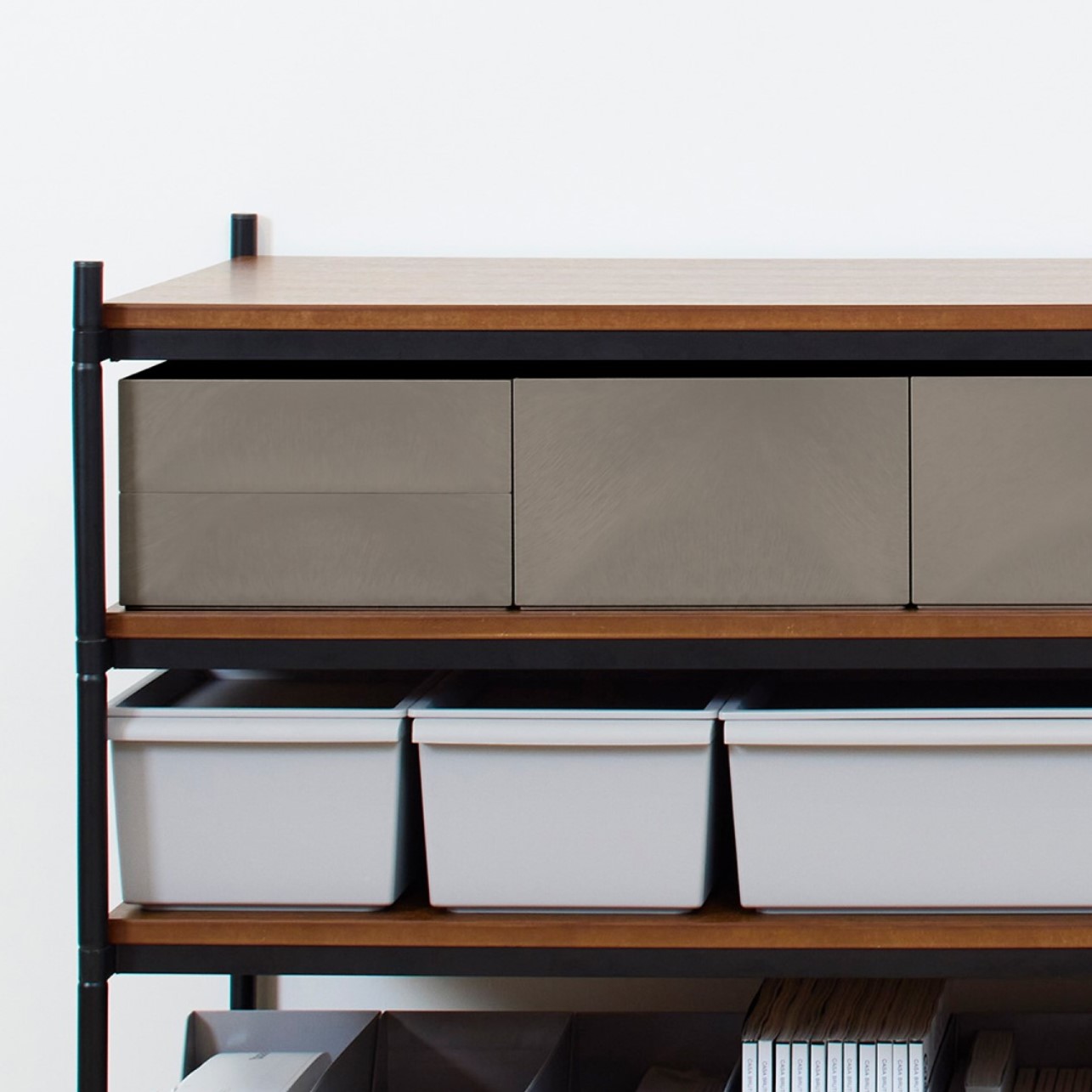 ライクイット タイディアップボックス 深型4点セット（フタ無し