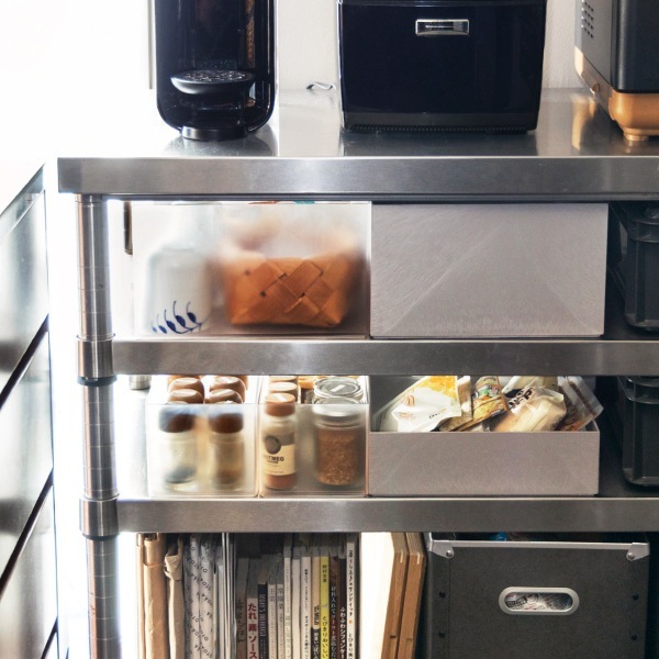 ライクイット タイディアップボックス D3725（ボックス深型）グレー