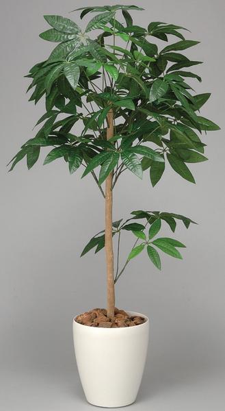 パキラ 観葉植物 造花 鉢植え プラント C4008-200（商品番号：wc4008