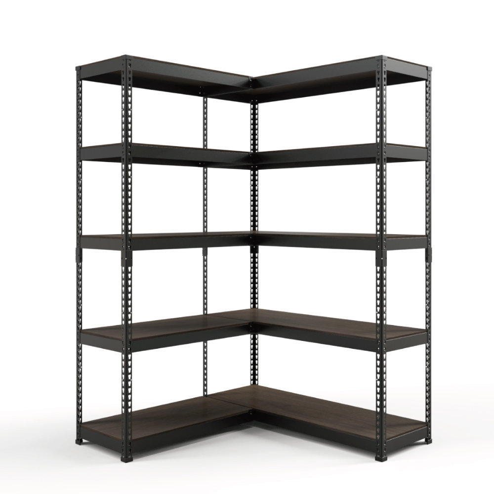 シェルフ 連結セット 幅81cm+幅121cm 5段+5段 スチールラック MK-C82N