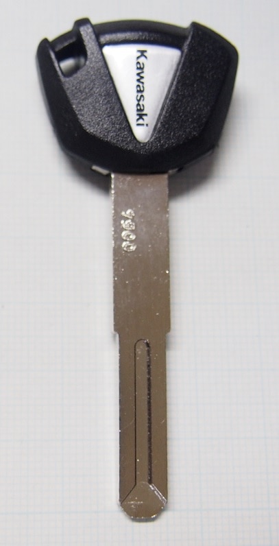 カワサキ 純正 内溝タイプ イモビライザー 合鍵作成 スペアキー作成