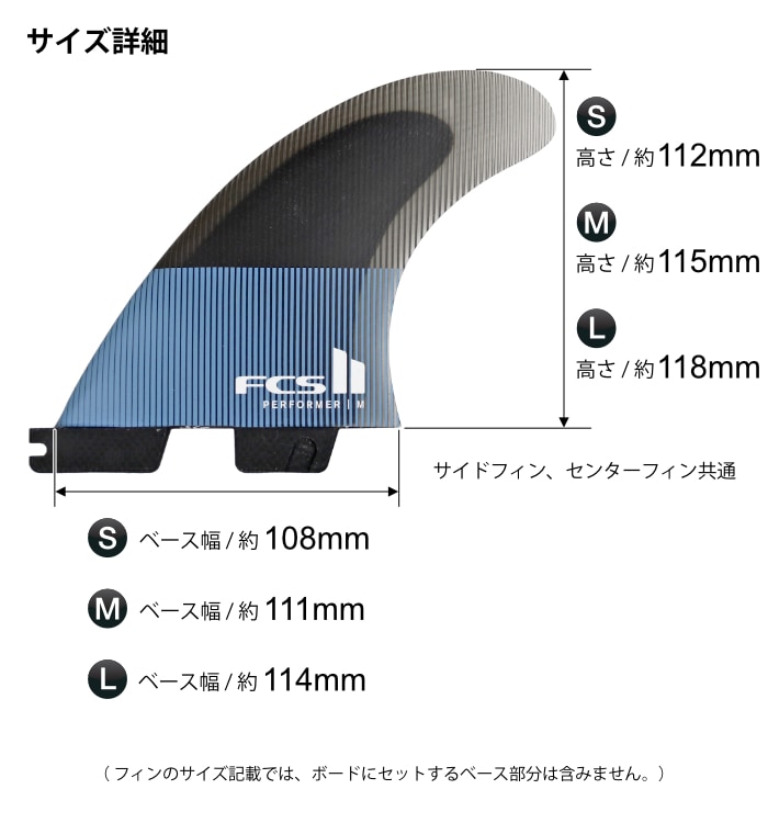 FCS2 FIN エフシーエス2フィン パフォーマー ショートボード用