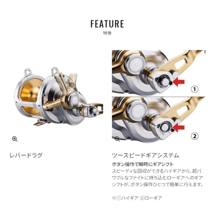 シマノ SHIMANO リール タリカ 50II 032881 まぐろ釣り 泳がせ 大物