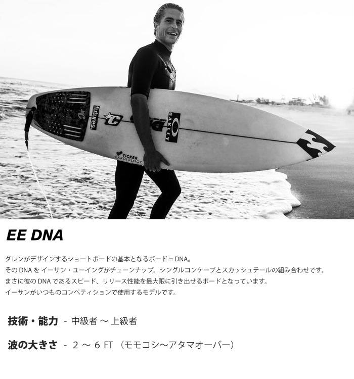 DHD サーフボード ディーエイチディー EE DNA イーサンユーイング