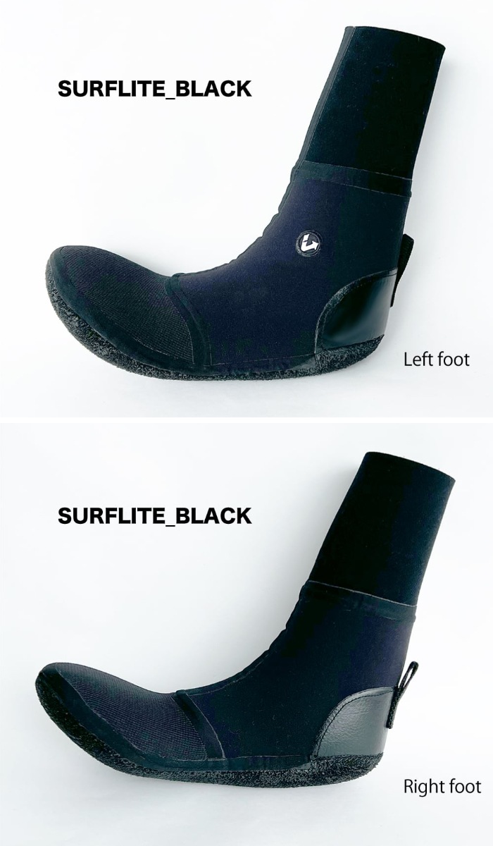 サーフライト ブーツ サーフィン 4mm サーフブーツ SURFLITE BLACK