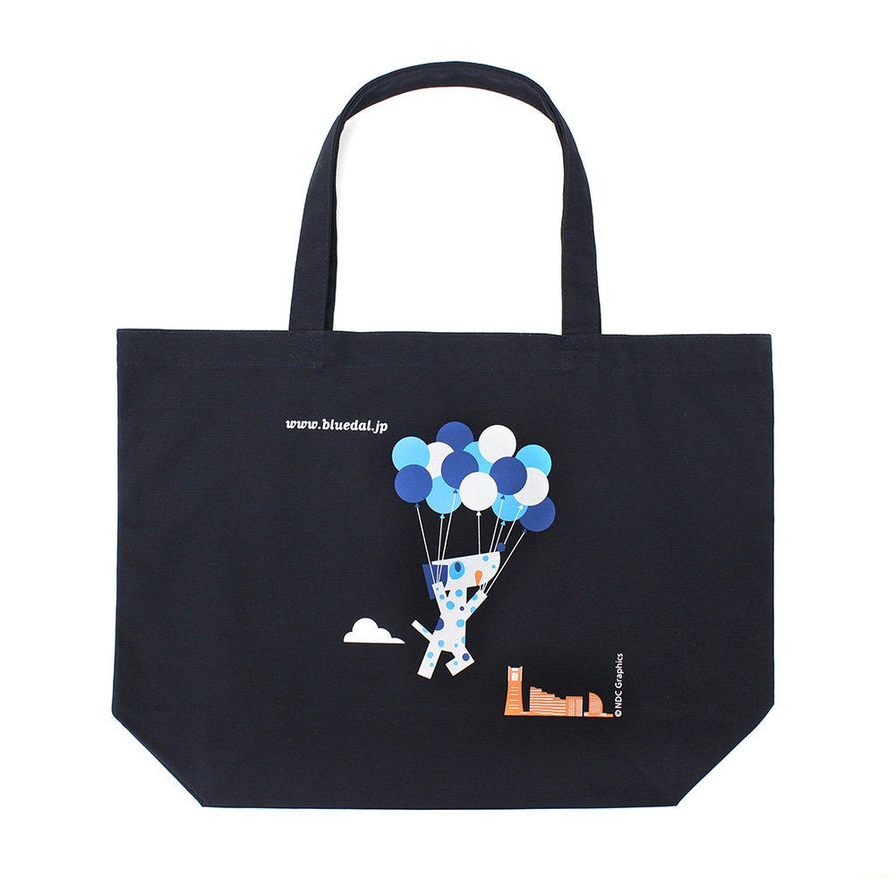 ブルーダルキャンバストートバッグ ラージ | ファッション