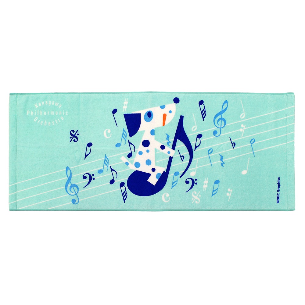 神奈川フィル フェイスタオル[五線譜] | 神奈川フィルハーモニー管弦楽