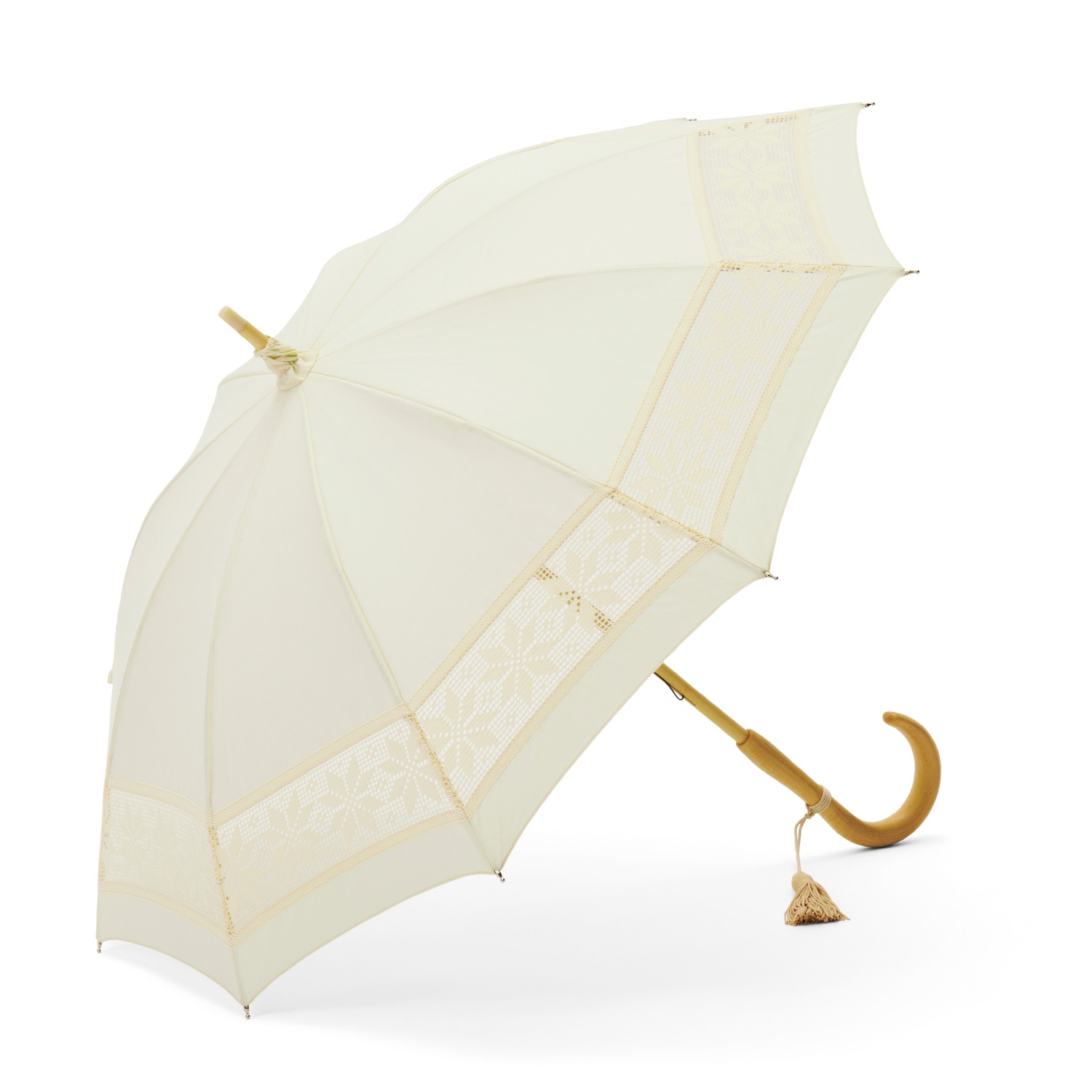 レディース日傘】麻-雪華-ホワイト｜トンボ洋傘前原光榮商店オンライン