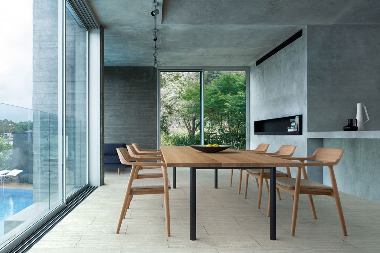 マルタ ダイニングテーブル スチールレッグ 180 / 200 / 220 / 240