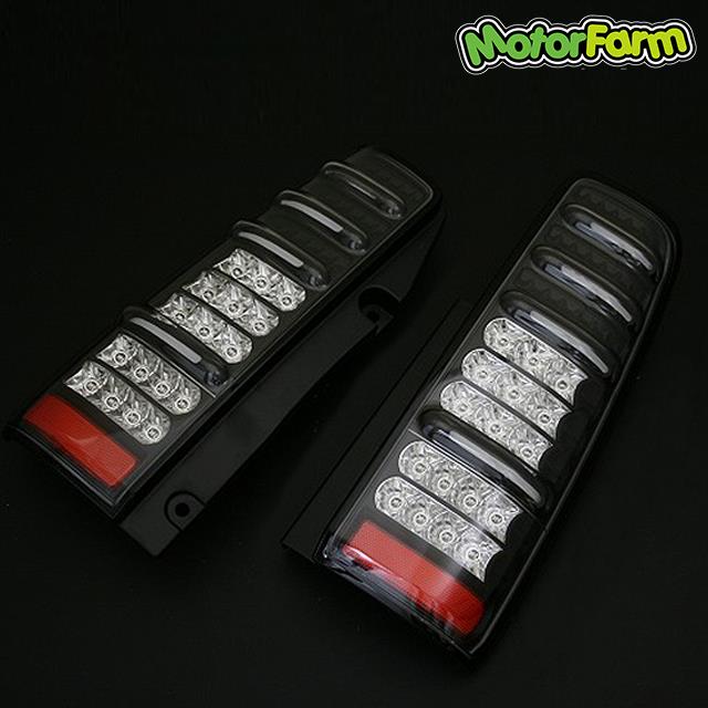 MBRO製 流れるサンダーLEDテール / クリアブラックリム JB23用