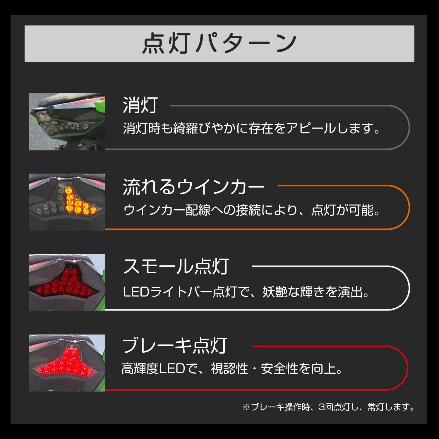 Valenti Moto【バイク用】ヴァレンティ ジュエルLEDテールランプ