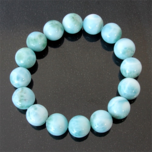 ラリマー丸玉ブレスレット 010グレード｜マライカ公式通販