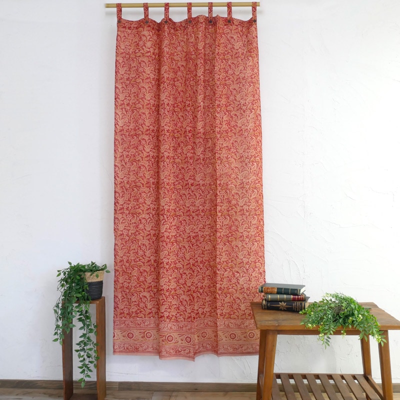 古布 木綿 白蚊帳 古裂 生成 リメイクタペストリー 間仕切り カーテン