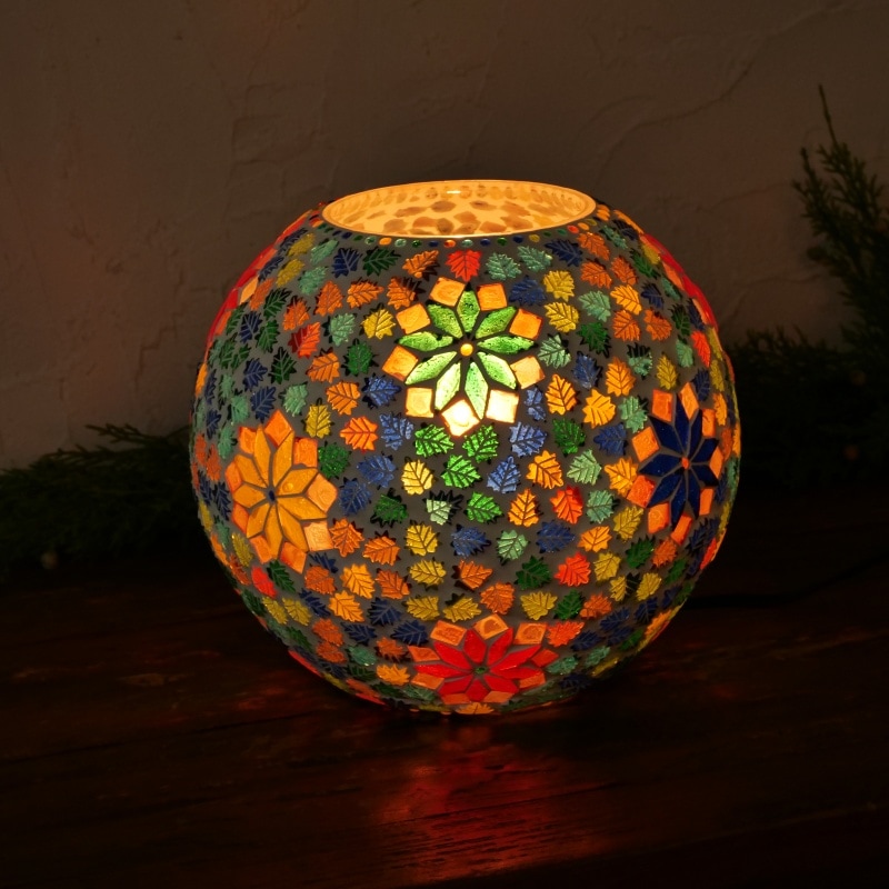 ガラスモザイクランプ｜マライカ公式通販