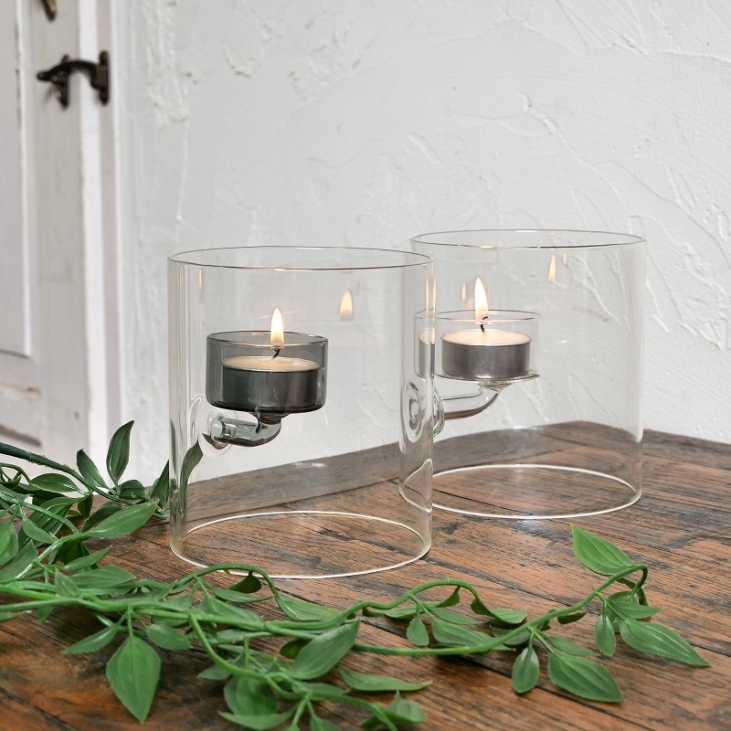 ダブルグラスキャンドルホルダー｜マライカ公式通販