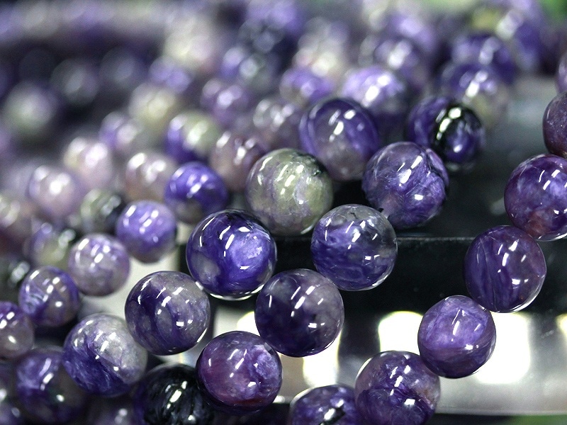 激レア！希少石！☆世界三大ヒーリングストーン・チャロアイト☆優しい