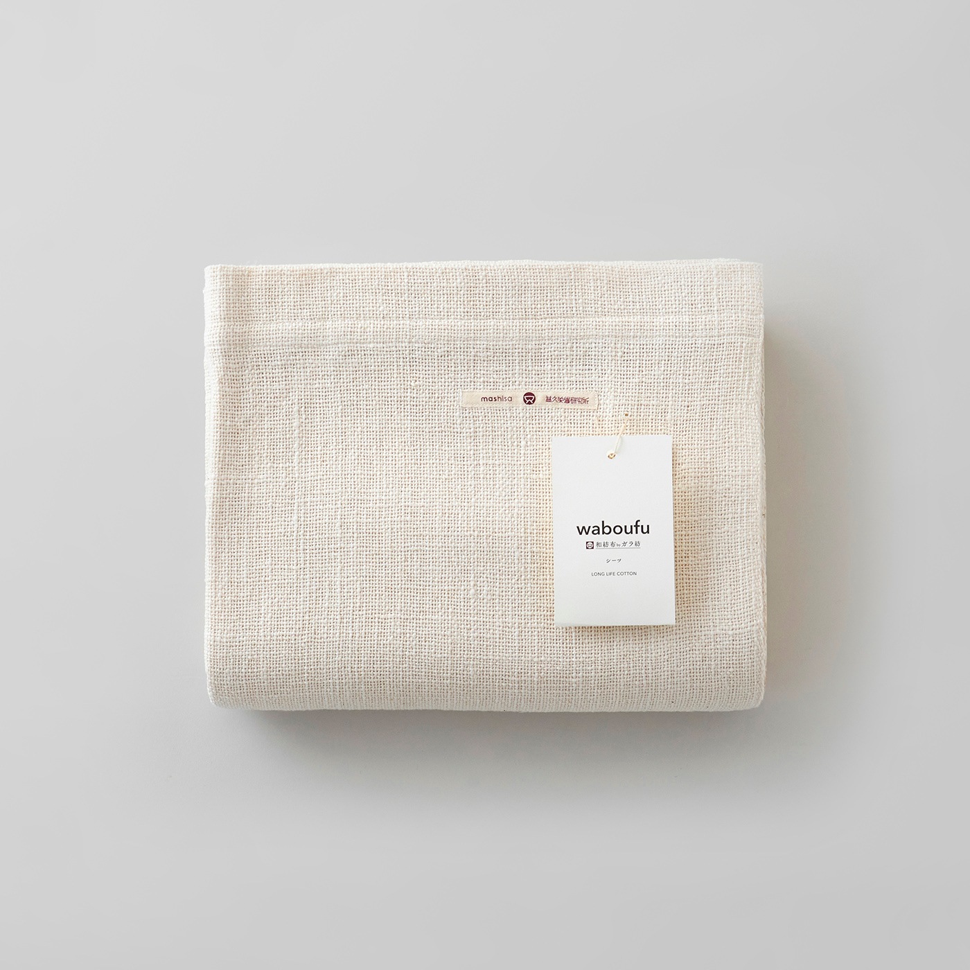 ガラ紡の和紡布シーツ｜益久染織研究所 ネットストア