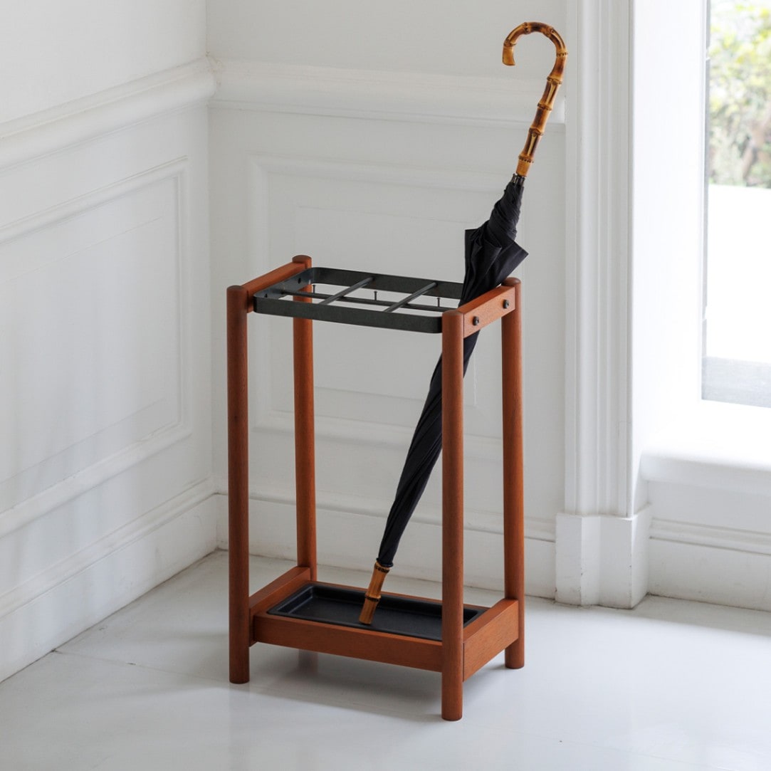 木とアイアンの傘立て [MF-052]｜一点モノ家具通販のマルニファニシング