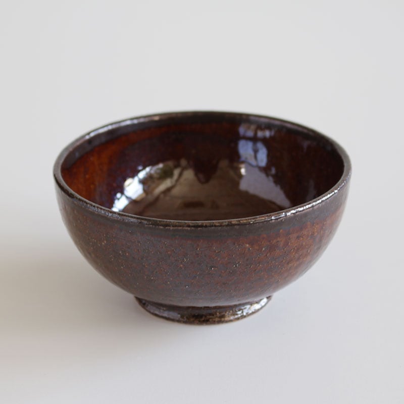 赤樫37センチ大きめ 丸型ボウル 茶色
