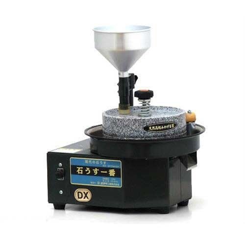 水田 電動石臼製粉機 石うす一番DX・標準型 (100V/容量:玄蕎麦800g/木
