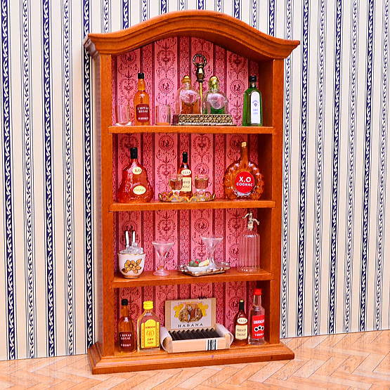 送料無料】【Reutter】ロイターポーセリン ミニチュア家具 バー