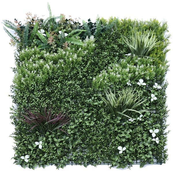 NIG205｜フェイクグリーンウォール 人工観葉植物 100×100cm｜フェイク