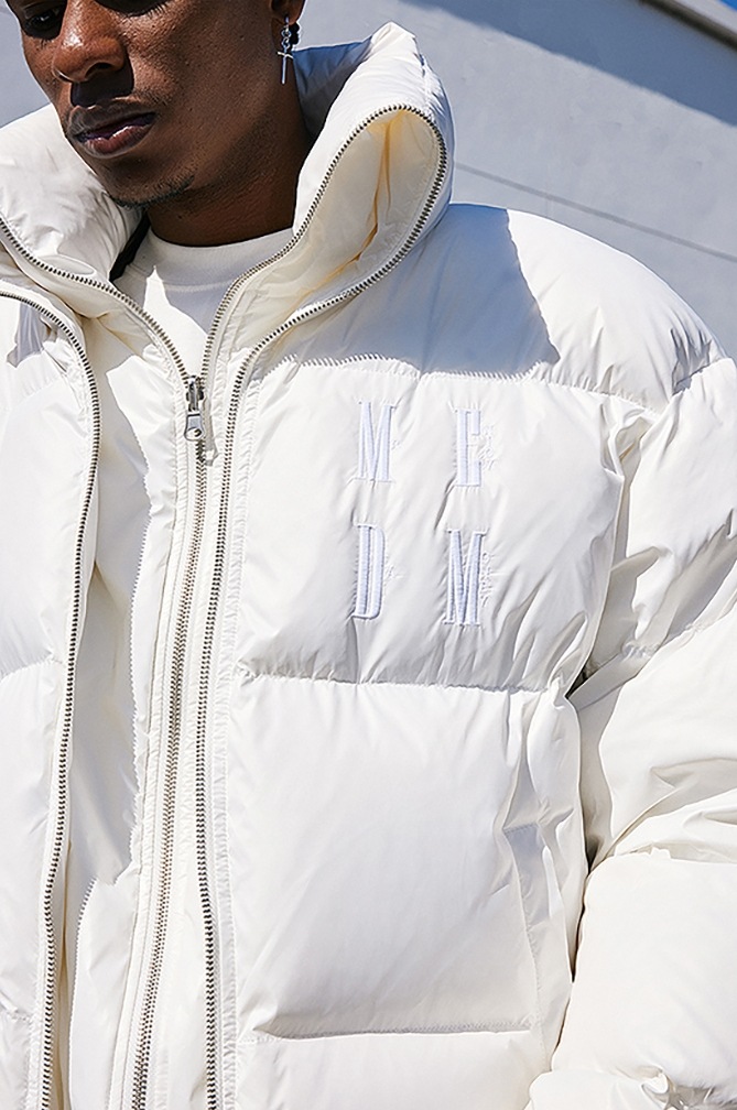 MEDM グースダウン ダブルジップアップ ダウンジャケット｜MIRISE