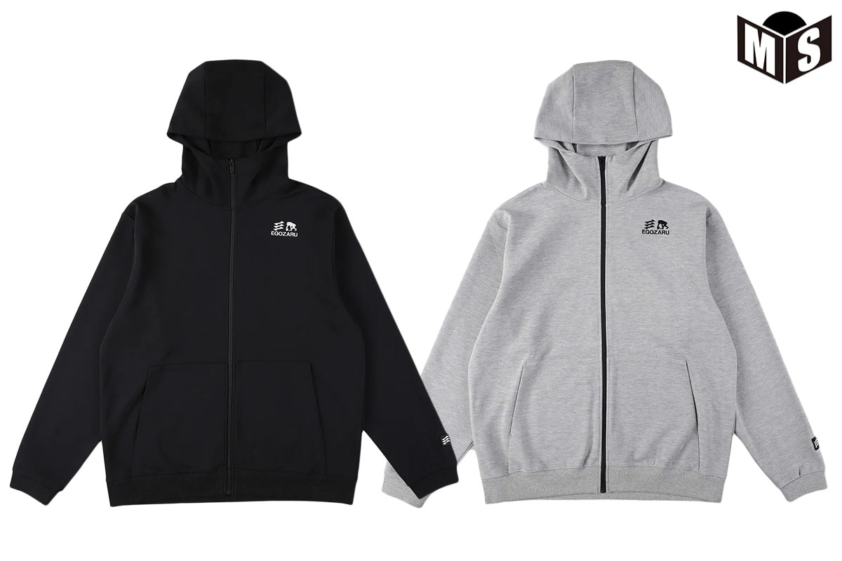 ダブルフェイス スウェット ZIPアップパーカ エゴザル 【EZFW24USW003