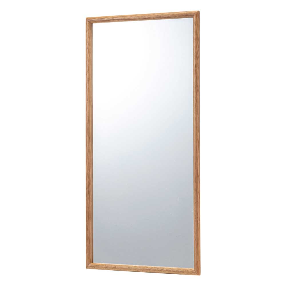 木製フレームの壁掛けミラー｜暮らしに馴染む上品デザイン