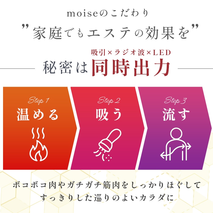 RADI CRUSH|1MHzマルチポーラ式ラジオ波と強力吸引で圧倒的