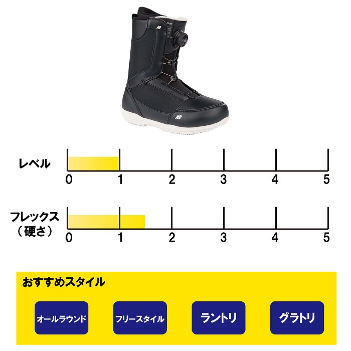 2026 K2 ケーツー BELIEF ベリーフ BLACK 25-26 レディース