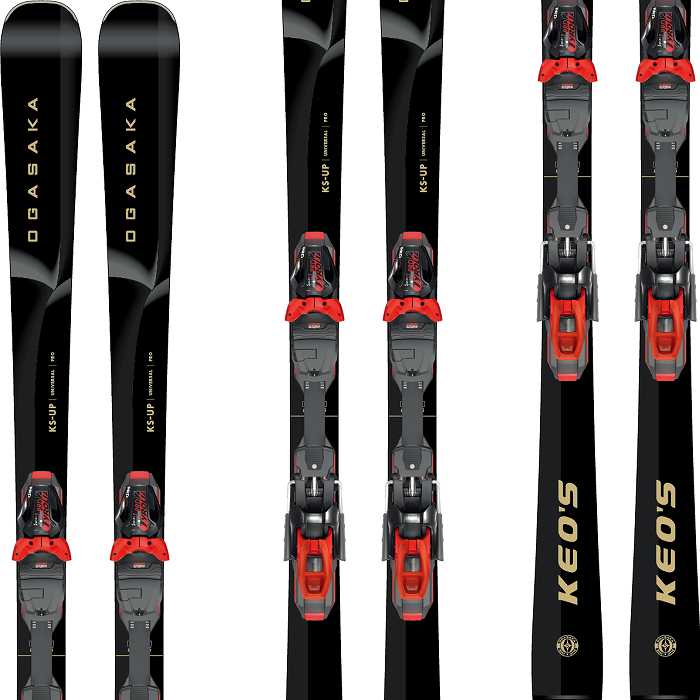 オガサカ スキー板 2026 OGASAKA KS-UP/BK + PRD 12 GW ケオッズ KEO'S