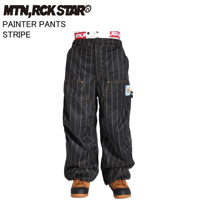 MTN.ROCK STAR マウンテンロックスター PAINTER PANTS ペインター