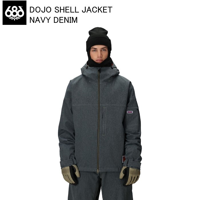 686 シックスエイトシックス M5WN157 DOJO SHELL JACKET NAVY DENIM
