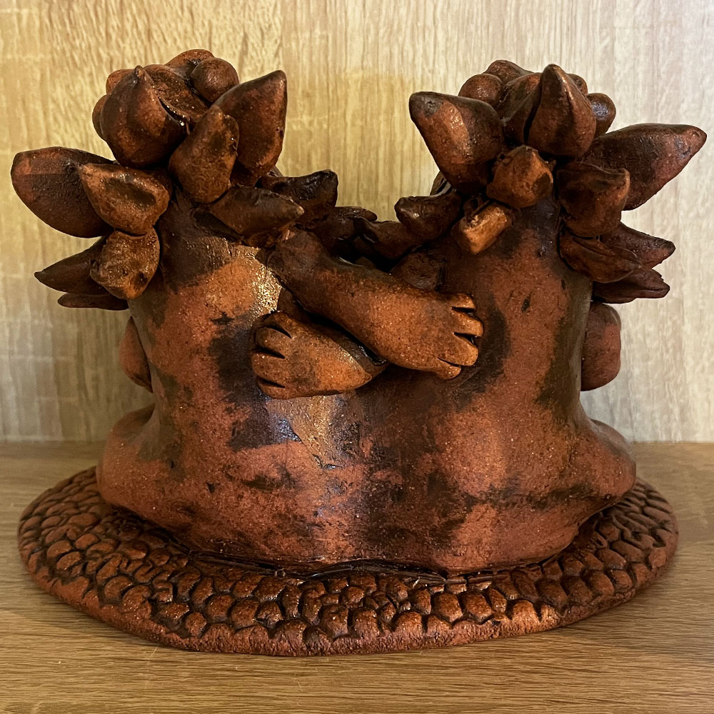 シーサーとGTがであった～。：mini 特注オリジナルシーサー｜宮古島の