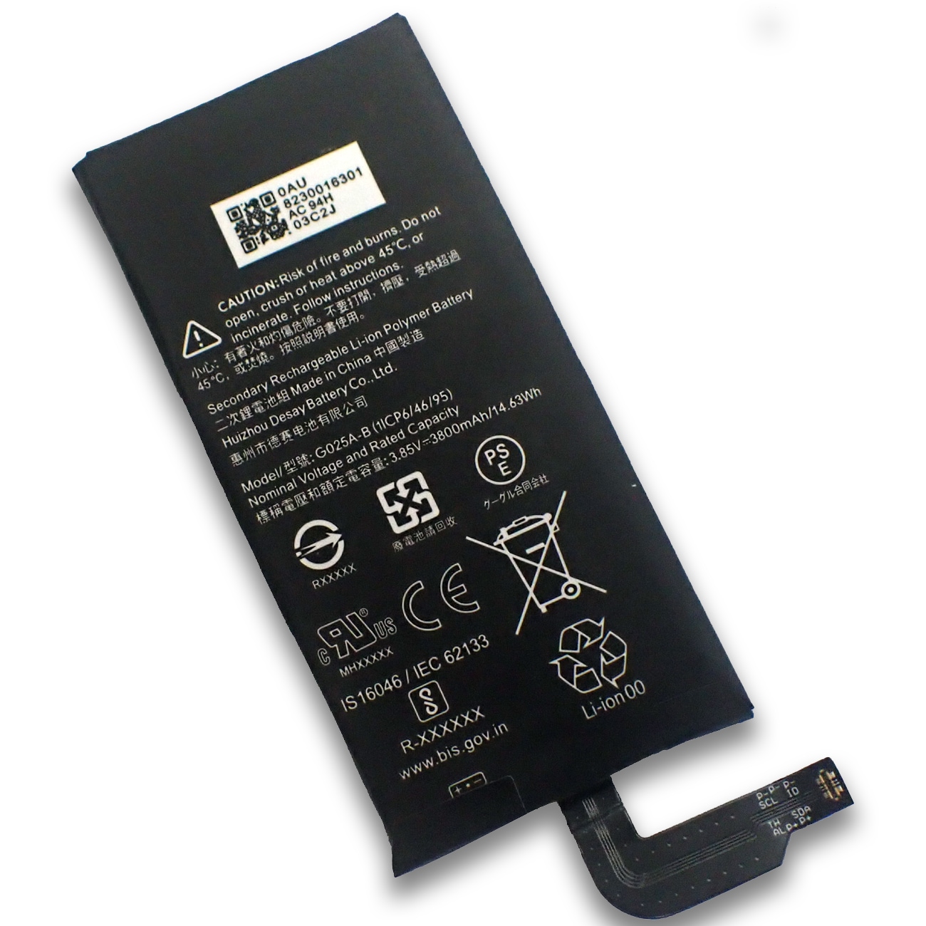 Google Pixel 5 XL グーグル ピクセル スマートフォン 交換用内蔵