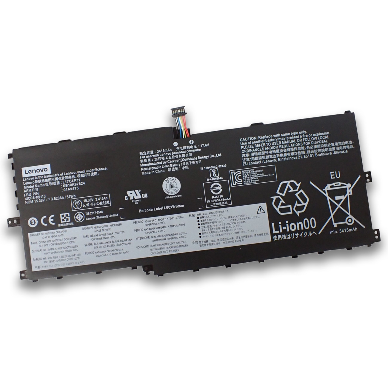 Lenovo レノボ ThinkPad X1 Yoga 3rd Gen (2018）純正 交換用内蔵