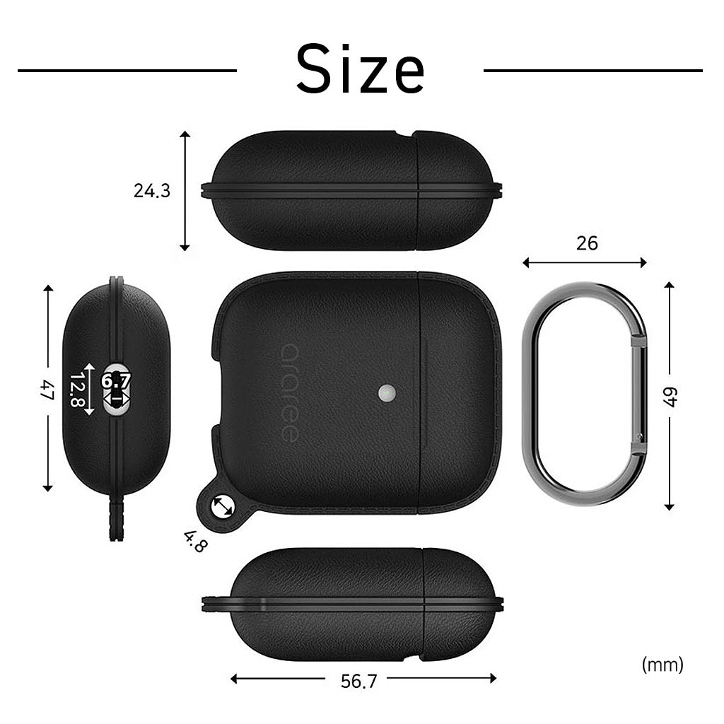 araree（アラリー） AirPods 2 カラビナ付きケース araree AirPods
