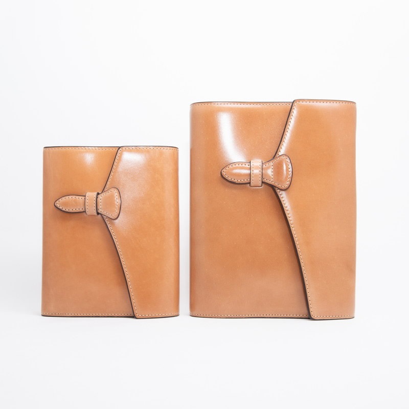 Brelio×NAGASAWA システム手帳 レーデルコードバン ナチュラル B