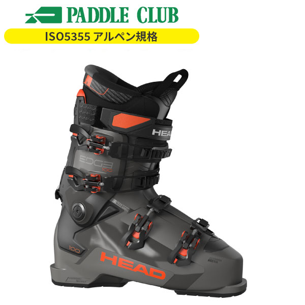 25.0cm 大人用 HEAD スキーブーツ NEXT EDGE GP ブラック×イエロー
