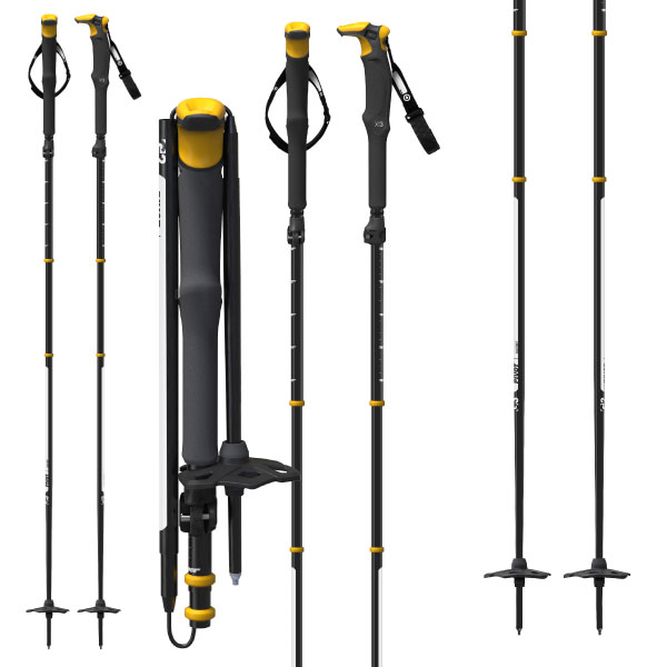 G3 ジースリー PIVOT ピボット 伸縮ポール バックカントリー パドル