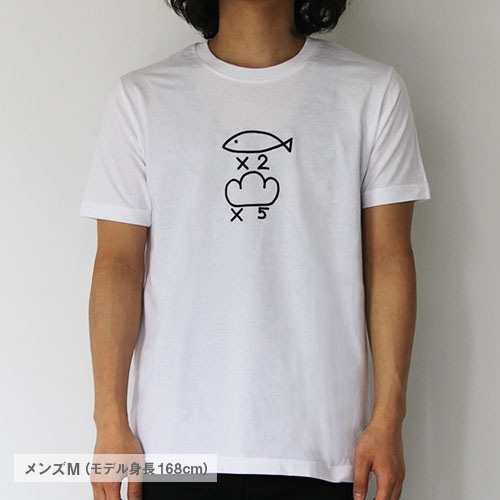 聖☆おにいさん ブッダ特製Tシャツ「魚×2 パン×5」【販売終了