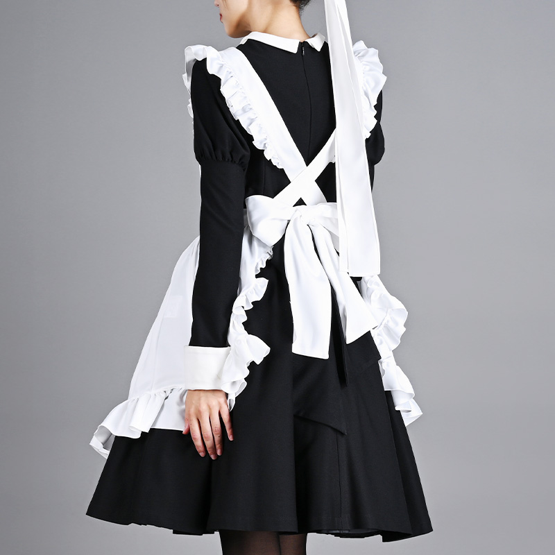 フリルエプロン ホワイト | NO.S PROJECT