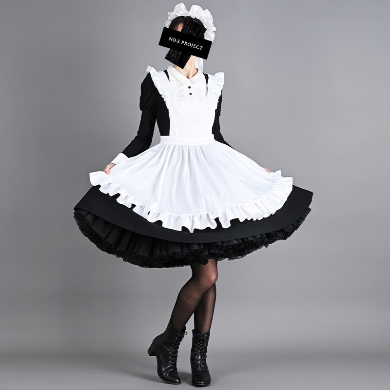 フリルエプロン ホワイト | NO.S PROJECT