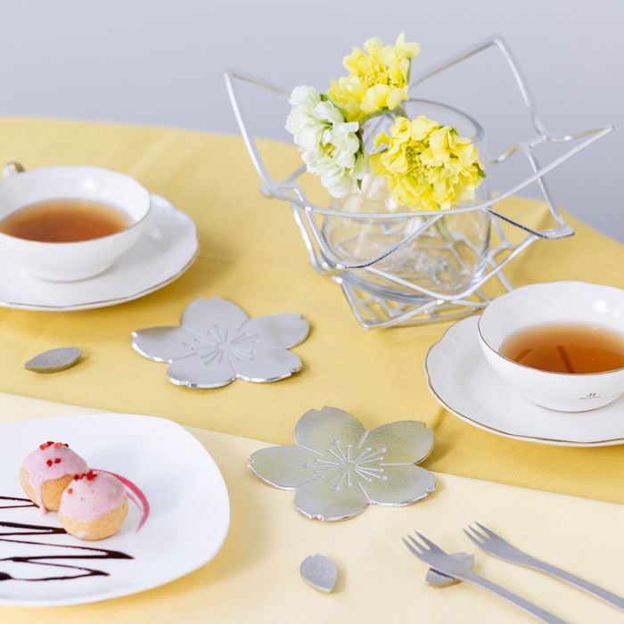 NOU SAKU 花形箸置き、カゴセット Amazon｜能作 ありがとうギフト