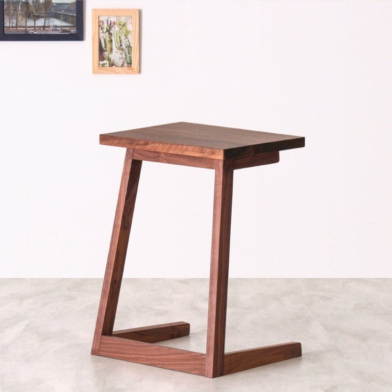 サイドテーブル 国産 大川家具 ナイトテーブル 木製 ウォールナット材