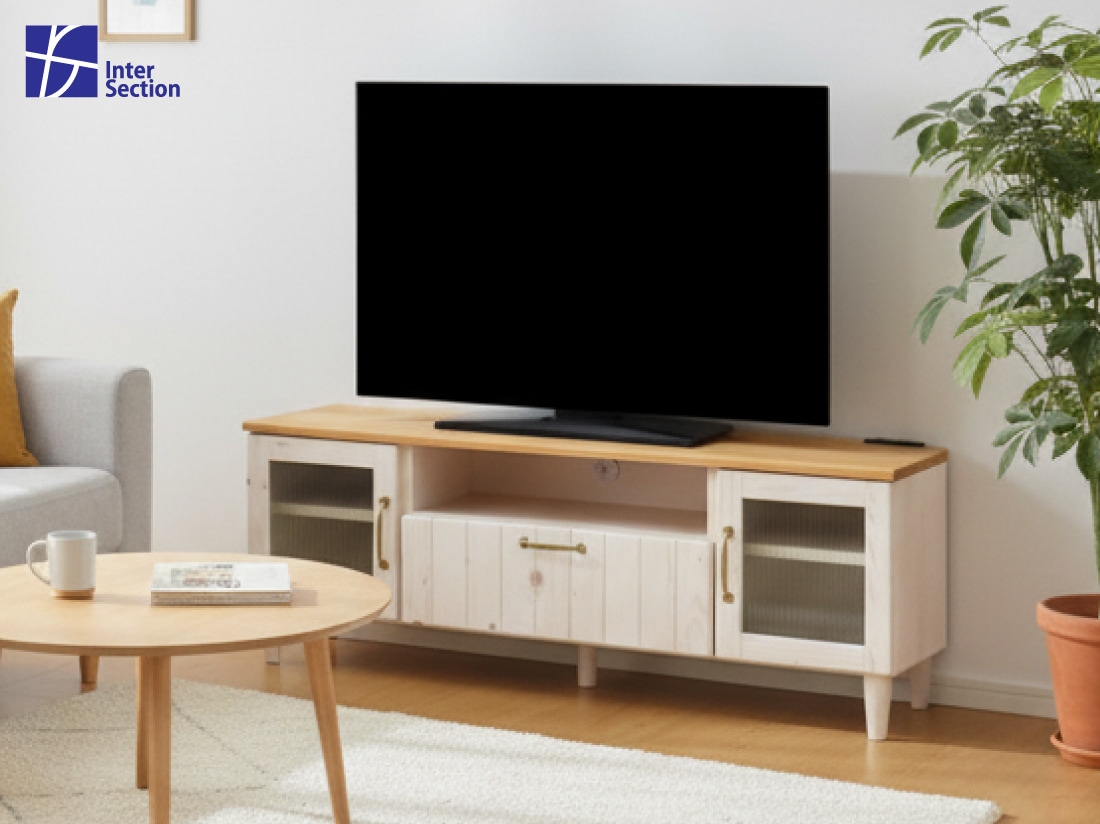 テレビボード ホワイト 白 テレビ台 ホワイト ブラウン ナチュラル