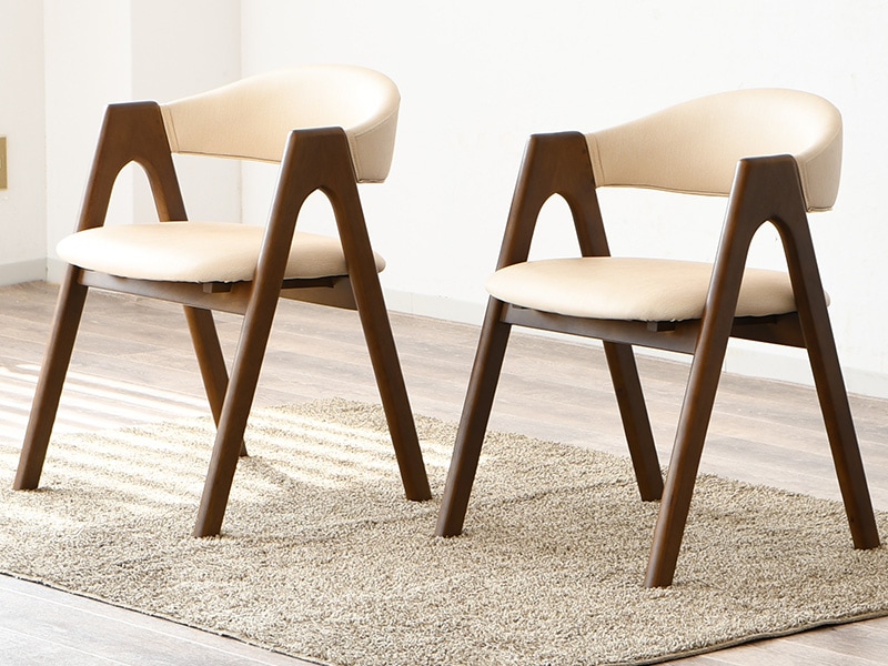 ダイニングチェア 2脚 【新潟 対面お渡し】 新潟 対面お渡し