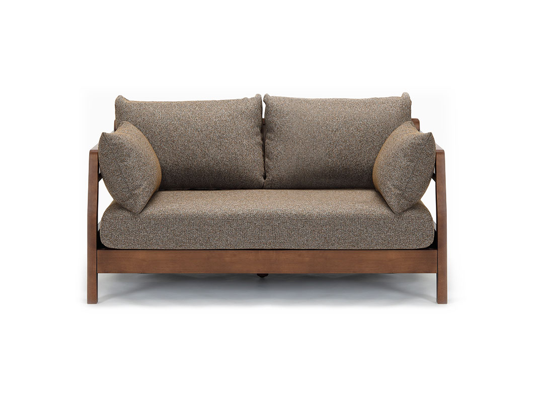 ソファー 2人掛け ソファ 二人掛け ファブリック 布 ソラン 幅129 北欧